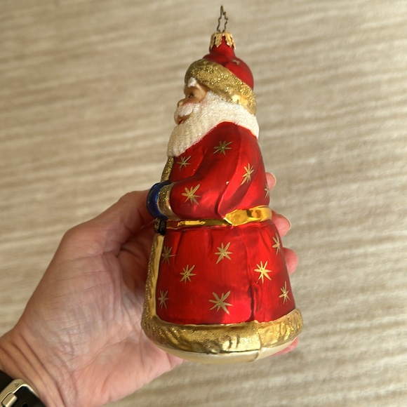 Christopher Radko Glass Christmas Ornament Ded Moroz Santa Red & Gold Robe - Picture 9 of 16